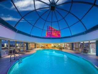 Roof Top Domed Indoor Pool