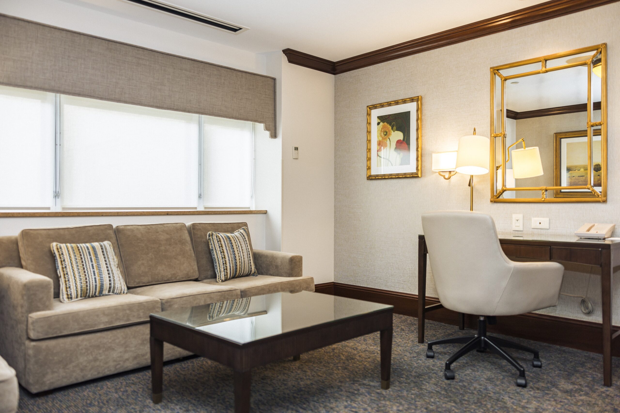 THE TOWERS | TWO BEDROOM SUITE, LIVING ROOM