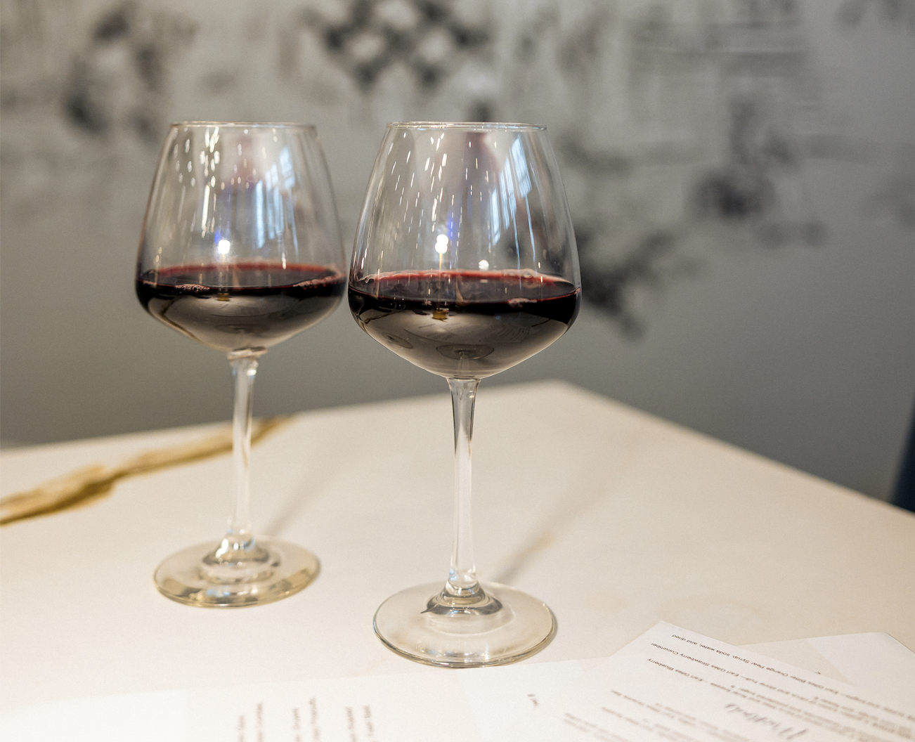 Two Glasses of Red Wine